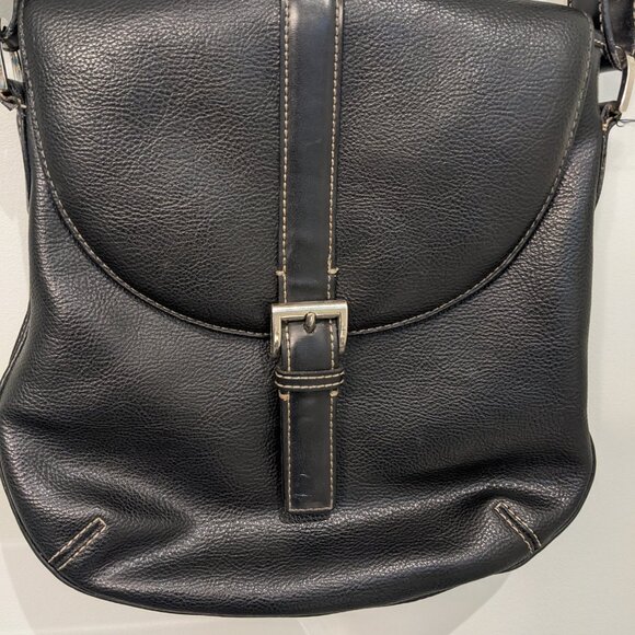 Liz Claiborne Black Crossbody Purse - Picture 2 of 5